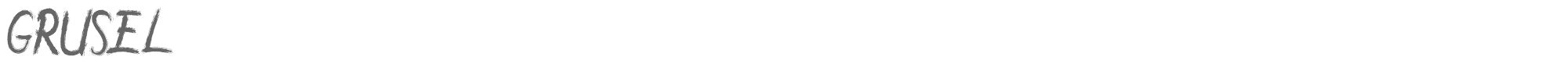 Grusel Grusel.ttf font preview
