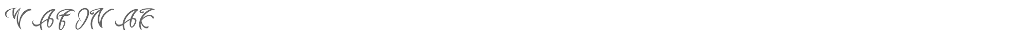 Wafonak WAFONAK.ttf font preview