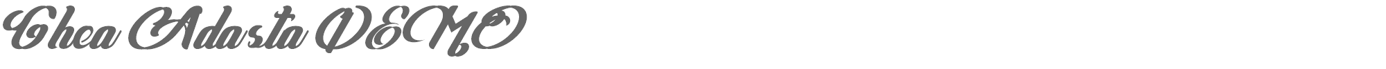 Ghea Adasta GheaAdastaDEMO.otf font preview