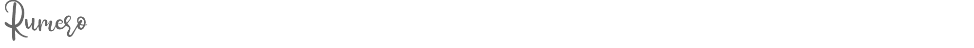 Rumero Rumero.ttf font preview