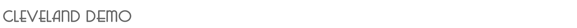 Cleveland Cleveland.ttf font preview