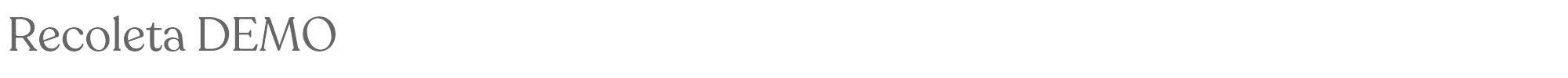 Sample characters Recoleta Font