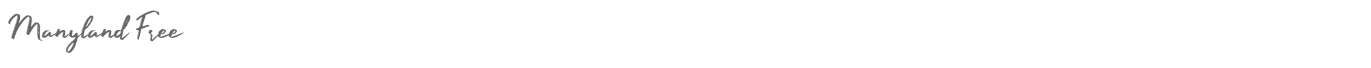 Manyland Manyland.ttf font preview