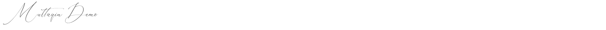 Sample characters Muttaqin Font