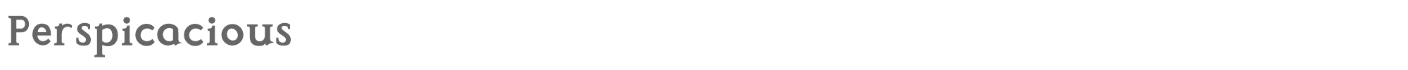 Perspicacious Perspicacious-Bold.otf font preview