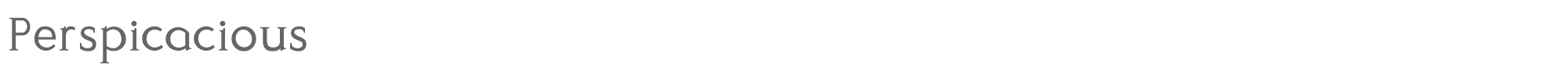 Perspicacious Perspicacious-Regular.otf font preview
