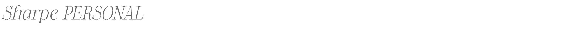 Sharpe SharpeThIt_PERSONAL.ttf font preview
