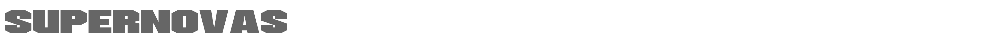 Supernovas Supernovas.ttf font preview
