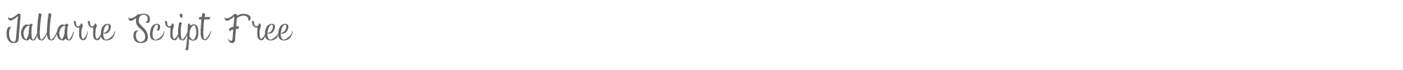 Jallarre Script JallarreScriptFree.otf font preview