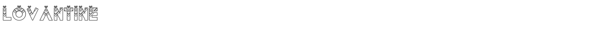 Lovantine Lovantine.ttf font preview