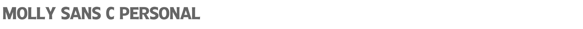 Molly Sans MollySansC-Bo_PERSONAL.ttf font preview