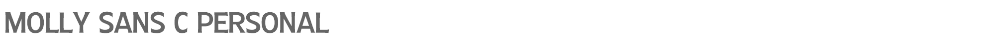 Molly Sans MollySansC-Me_PERSONAL.ttf font preview