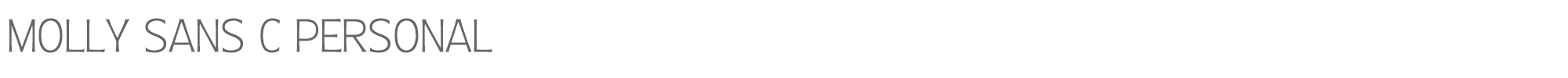 Molly Sans MollySansC-Th_PERSONAL.ttf font preview