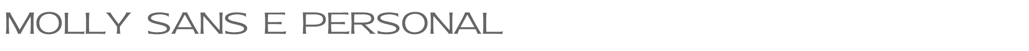 Molly Sans MollySansE-Li_PERSONAL.ttf font preview