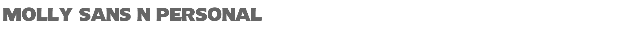 Molly Sans MollySansN-Bl_PERSONAL.ttf font preview