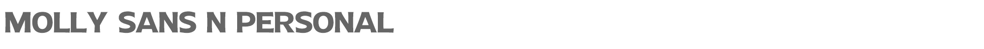 Molly Sans MollySansN-Bo_PERSONAL.ttf font preview