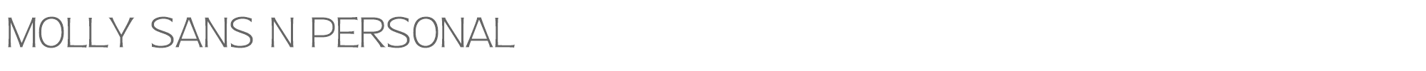 Molly Sans MollySansN-Th_PERSONAL.ttf font preview