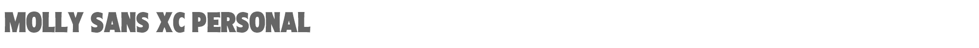 Molly Sans MollySansXC-Bl_PERSONAL.ttf font preview