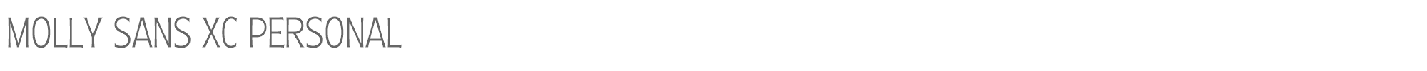 Molly Sans MollySansXC-Th_PERSONAL.ttf font preview