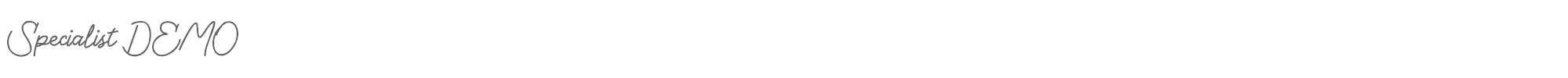 Specialist Specialist.ttf font preview