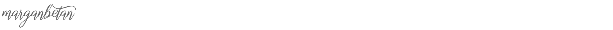 Sample characters Marganbetan Font