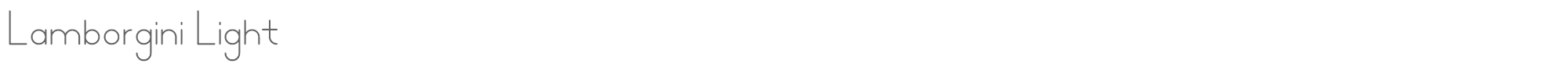 Lamborgini lamborgini-light-personal.ttf font preview