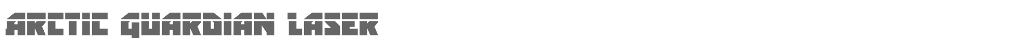 Arctic Guardian arcticguardianlaser.ttf font preview