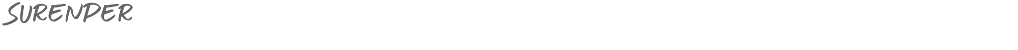 Surender SURENDER.ttf font preview