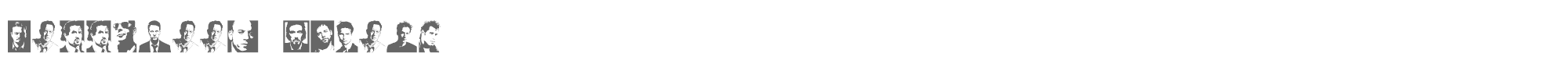 Hollywood Actors HollywoodActors.ttf font preview