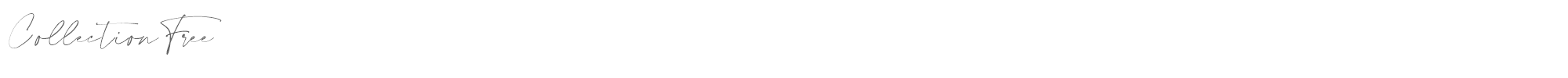 Sample characters Collection Font