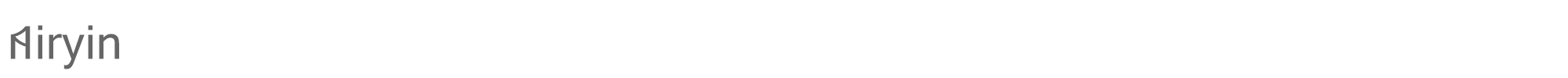 Sample characters Airyin Font