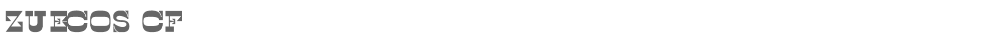 Zuecos CF ZuecosCF-Regular.ttf font preview