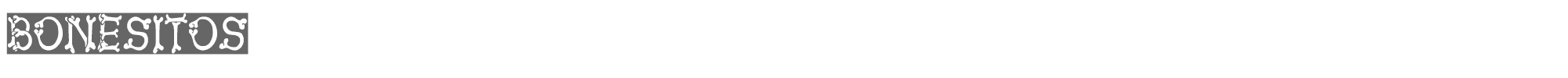 Bonesitos Bonesitos.otf font preview