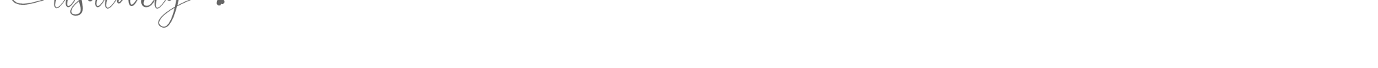 Sample characters Lisalovely Font