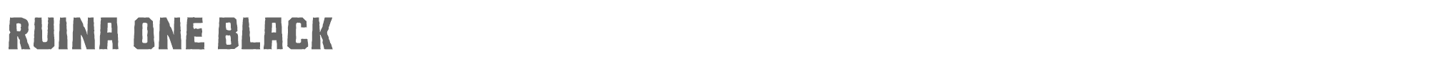 Sample characters Ruina Font