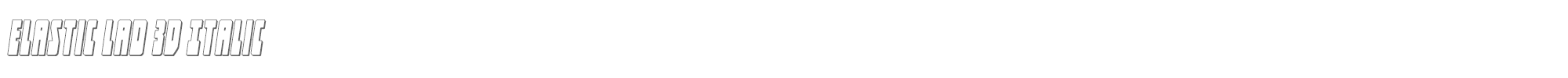 Elastic Lad elasticlad3dital.ttf font preview