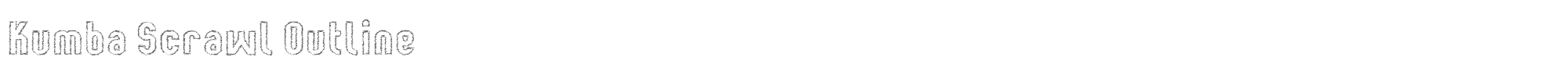 Kumba Scrawl Kumba_Scrawl_Outline.otf font preview