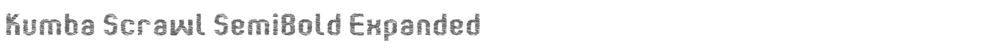 Kumba Scrawl Kumba_Scrawl_SemiBold_Exp.otf font preview