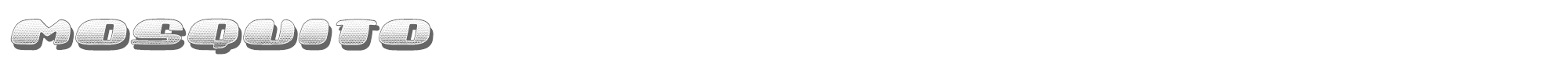 Mosquito Mosquito-Italic.ttf font preview