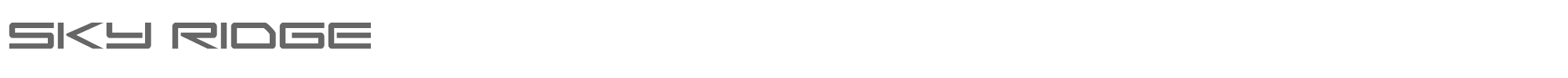Sky Ridge skyridge.ttf font preview