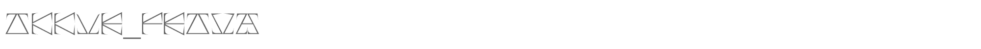 Sample characters Okkur Font