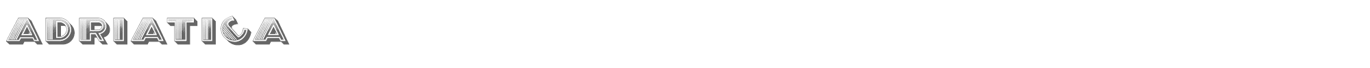 Adriatica Adriatica.ttf font preview