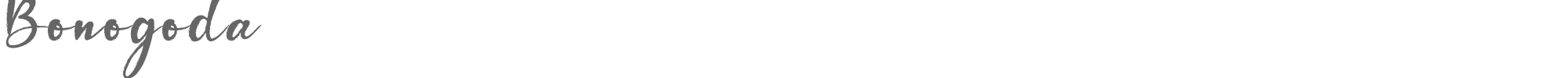 Bonogoda Bonogoda.otf font preview