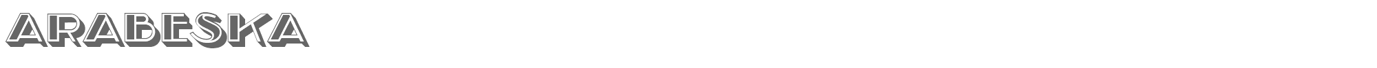 Arabeska Arabeska.ttf font preview