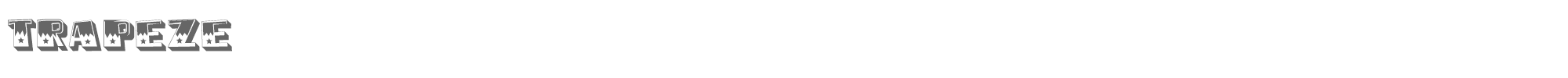 Trapeze Trapeze.ttf font preview