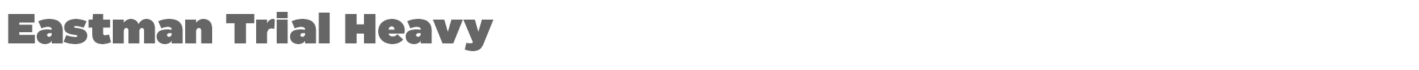 Eastman EastmanTrial-Heavy.otf font preview