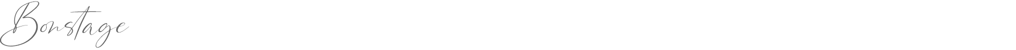 Bonstage Bonstage.otf font preview