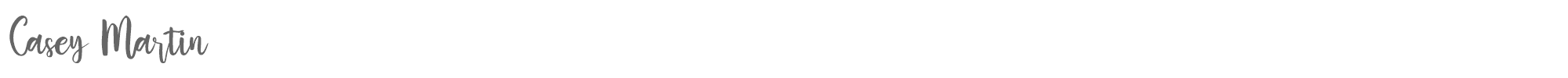 Casey Martin CaseyMartinPersonalUse.otf font preview