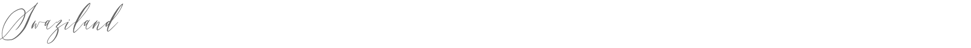 Sample characters Swaziland Font