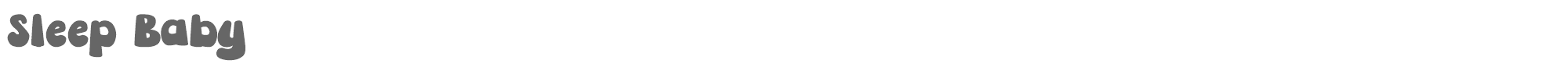 Sleep Baby SleepBaby.ttf font preview